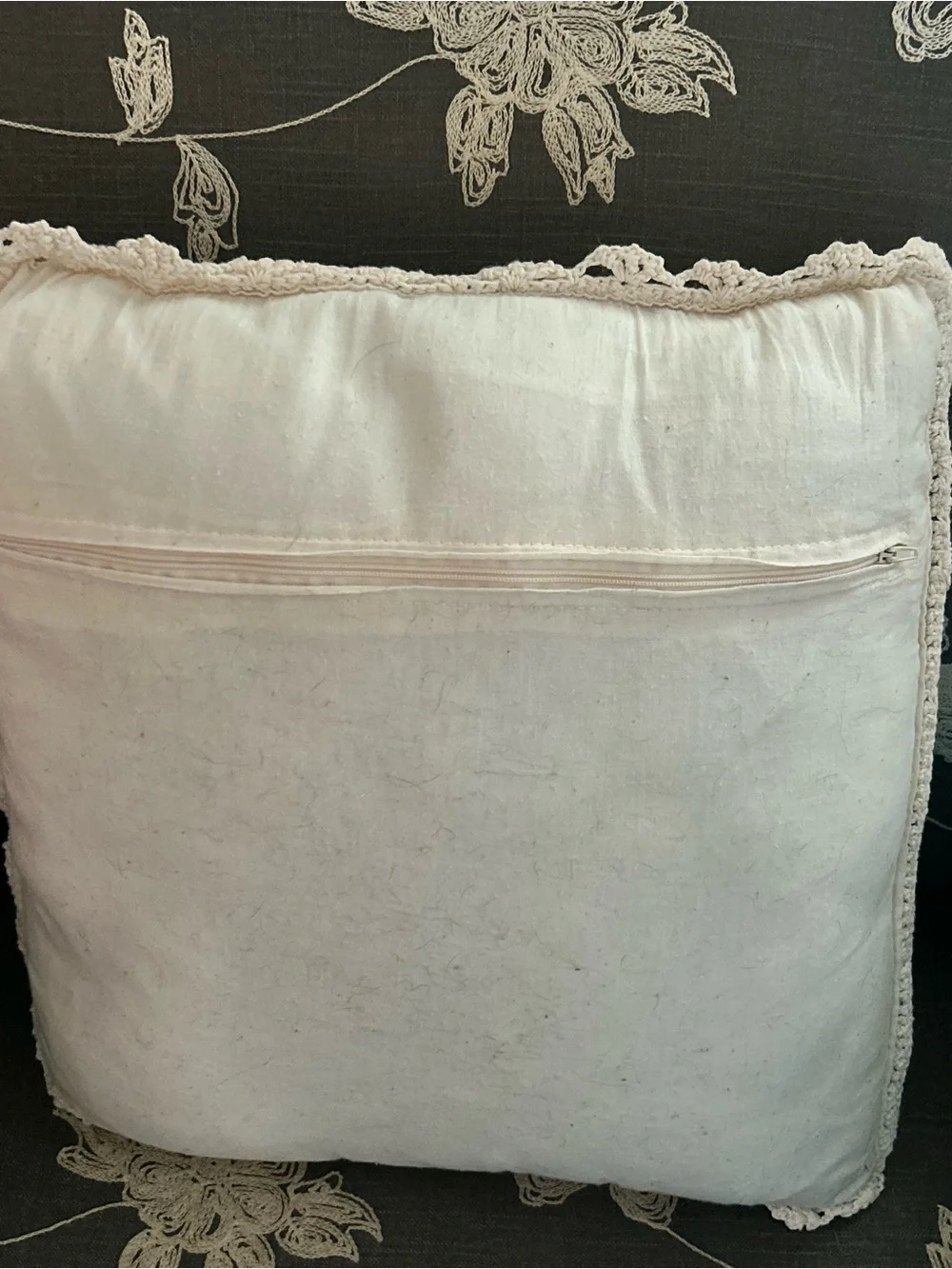 Hand-Knit Cable Throw Pillow